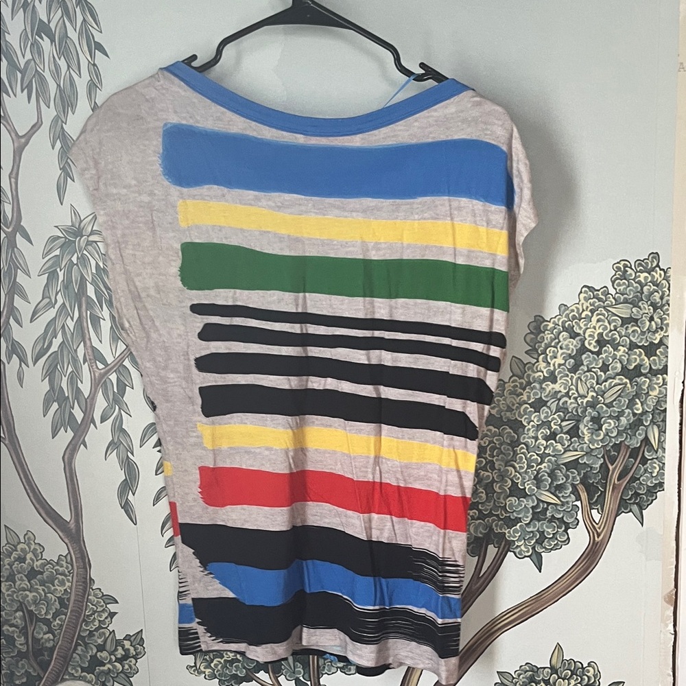 Vintage Desigual Floral Striped Women's Top. Medium - Picture 10 of 10